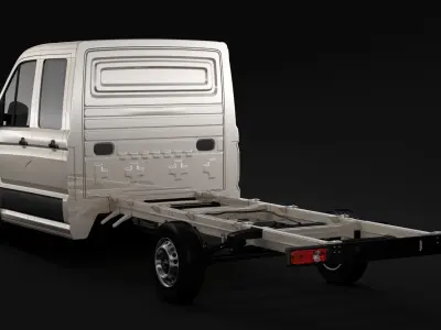 MAN TGE Chassi DoubleCab L3 2017 3D model