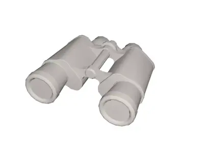 binocular Low-poly 3D model