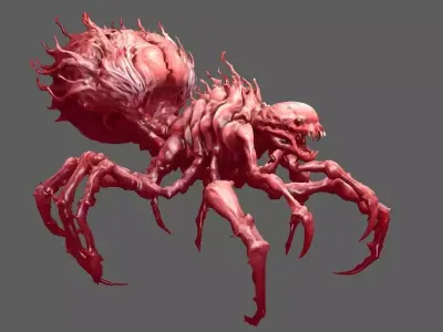 Creature 3D model 4