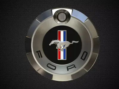 horse logo 3D model V2