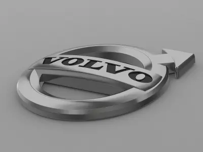volvo logo 3D model from CGTrader