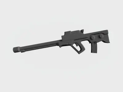 Machine-guns from future 3D print model