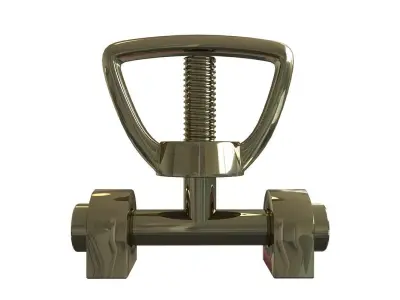 BRASS SCREW LOCK 3D model