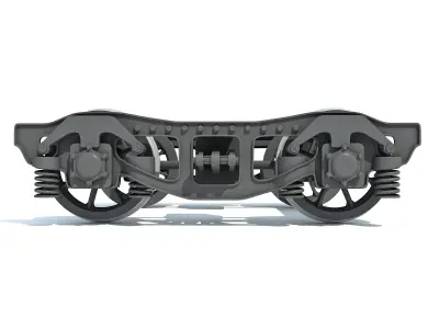 Train Wheels 3D model shop