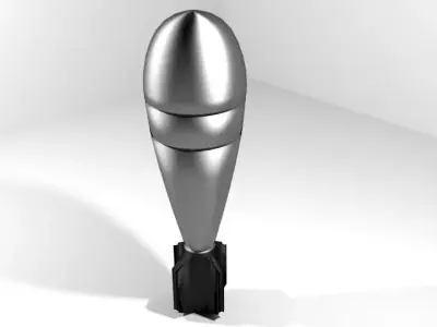Mortar Ammunition - Type M69 3D model