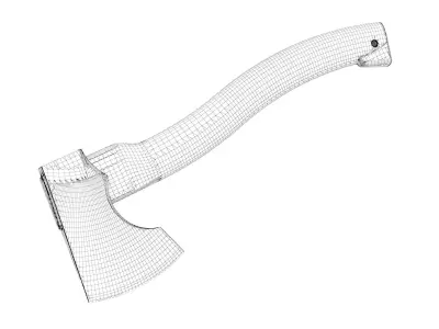 Axe 01 3D model purchase