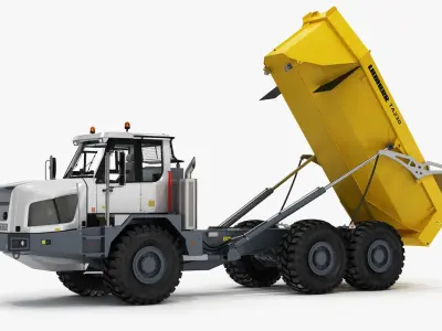 LIEBHERR TA 230 Litronic Articulated Truck v2 3D model