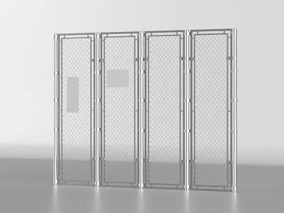 Metal Fence 3D model purchase