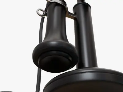 Old Antique Telephone 3D model