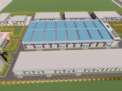 Industrial Scene -A23 3D model