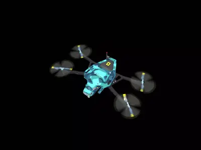 Military Drone 3D model purchase