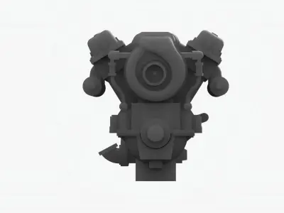 Lego Engine 3D model
