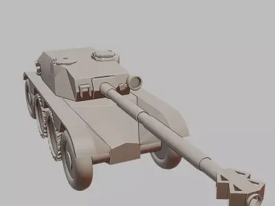 EBR 105 Armoured Car 3D Printable Model 3D print model