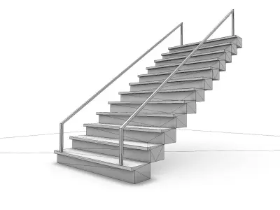 Stairs SHC Quick Office LM Low-poly 3D model