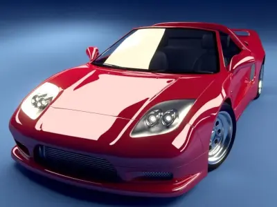 Sport car concept Free 3D model
