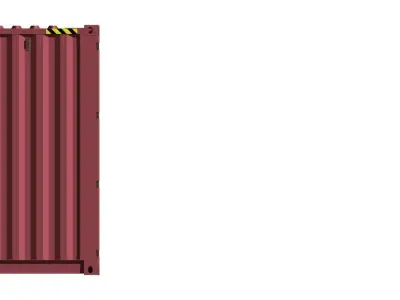 Autodesk Revit 2016 Shipping Container 20 Foot High Cube 3D model