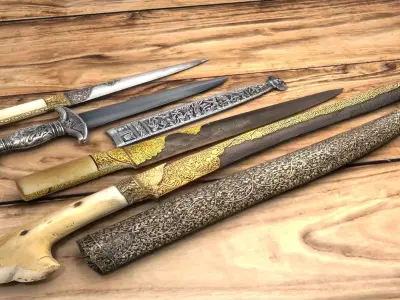 Mediaval swords  3D model