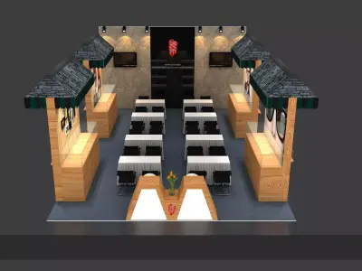 Exhibition - Area - 6X9-3DMAX2012-03 3D model