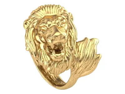 lion bodi ring 3D print model