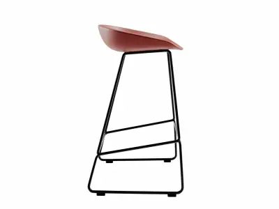 about a stool AAS38 76cm by HAY 3D model