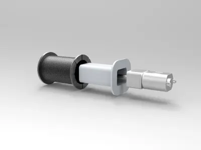 small built-in winch 3D print model