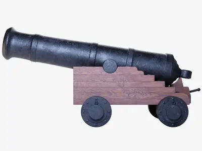 Vessel Cannon 3D model purchase