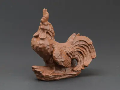 Garden Rooster Free 3D print model