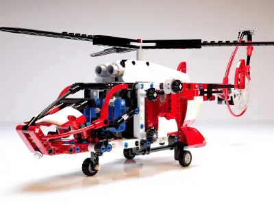 Toy helicopter 3D model get