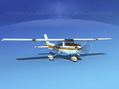 Cessna C152 Aerobat V09 3D model