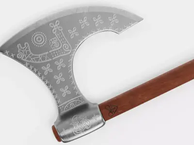 -Viking Axe V1- 3D model