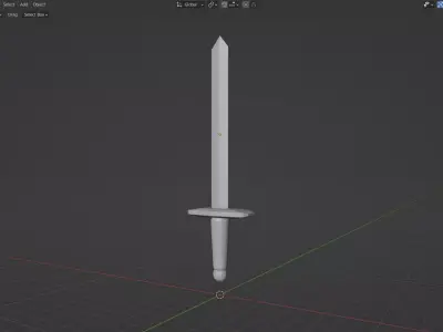 Low-Poly Excalibur  Free 3D model