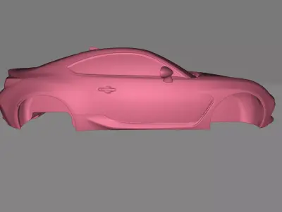 1-24 scale TOYOTA GR86    --Aculate model with laser scan 3D print model