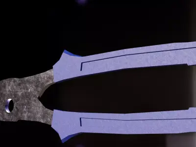 Low Poly Pliers - Game Ready PBR 3D Model - 379 Faces Low-poly 3D model
