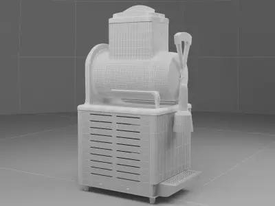 frozen machine 3D model