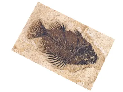 Fish Fossil 3D model