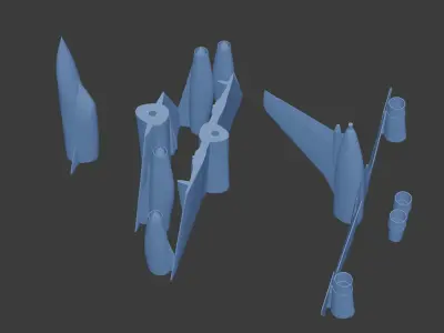B-58 Hustler 3D print model