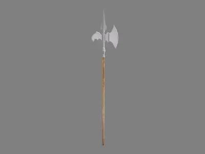 Halberd axe 3D model purchase