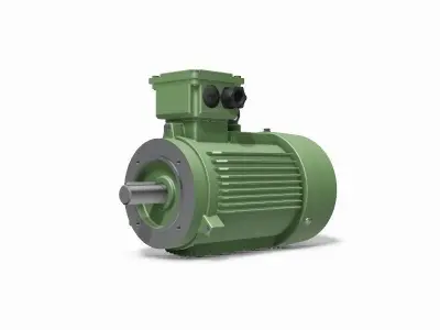 112M B14a IEC electric motor - 3D CAD model 3D model