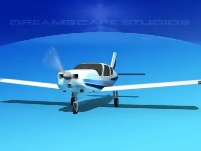 Socata TB-20 Trinidad V09 3D model