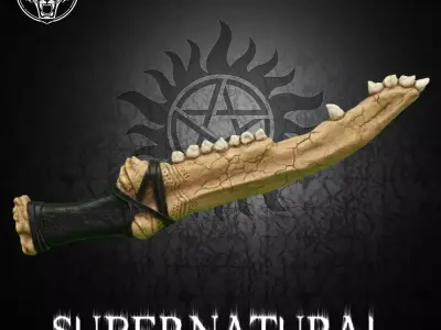 The First Blade - Supernatural Weapon Low-poly 3D model