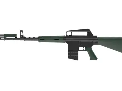 ArmaLite AR-10 3D model purchase