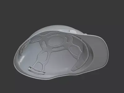 Safety Helmet Hard Hat Modern Industrial Protective Gear Model 3D print model