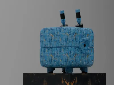 robot 3D model 76