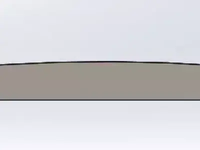 Jaw Crusher Plate 16x24-Solidworks mechanical part-Mining Equip 3D model