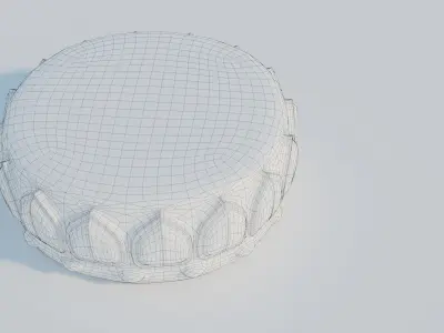 Pedestal Free Free low-poly 3D model