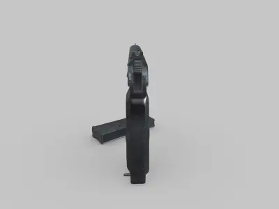 TT Pistol Low-poly PBR Free low-poly 3D model
