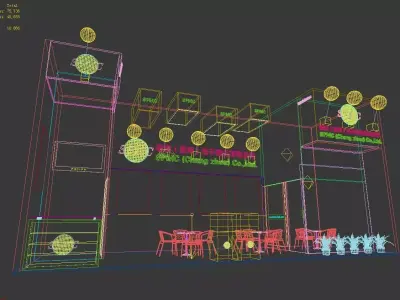 Exhibition - Area -3X9-3DMAX2009-29 3D model