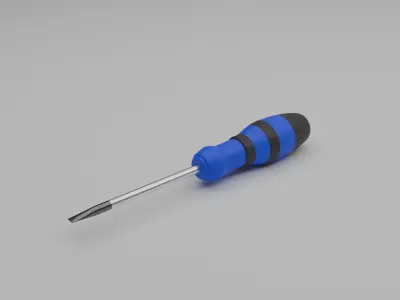 Simple Screwdriver Free 3D model purchase