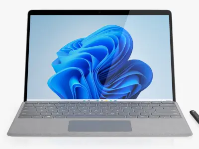 Microsoft Surface Pro 8 and Microsoft Surface Arc 3D model