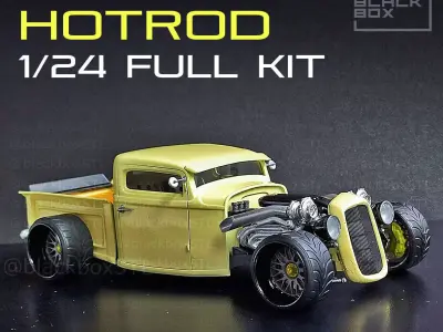 Hot Rod PICK-UP - Full Modelkit 1-24th 3D print model